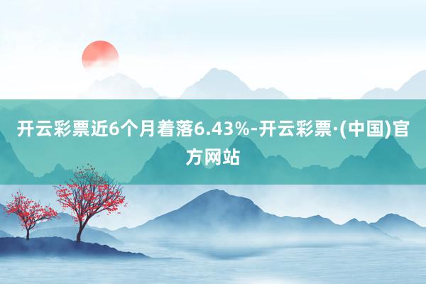 开云彩票近6个月着落6.43%-开云彩票·(中国)官方网站